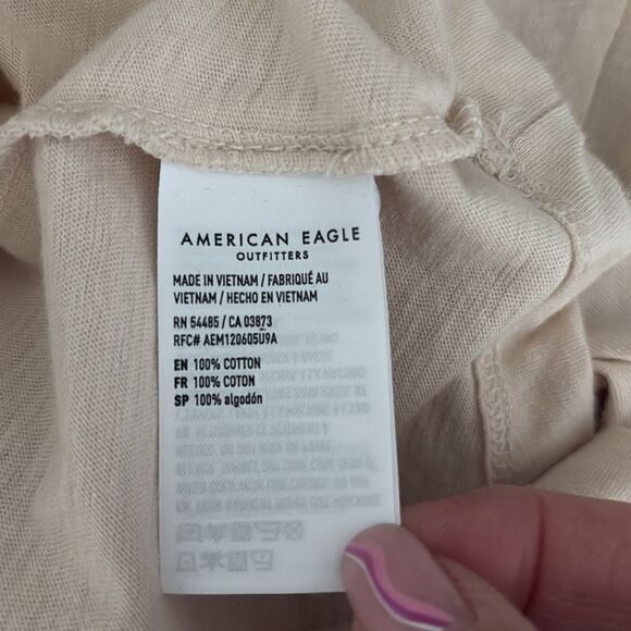 American Eagle Oversized Limited Edition Holiday Tee Shirt Size XS - Picture 11 of 11